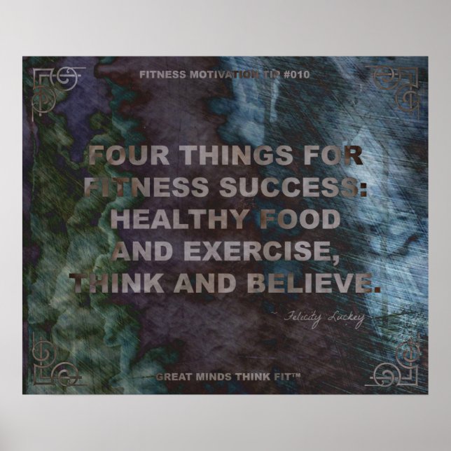 Motivational Poster for Fitness Quote #010 (Front)