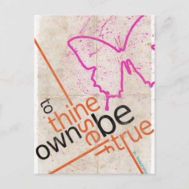 Motivational Poster Postcard (Front)