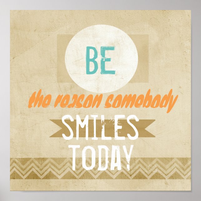 motivational poster quote vintage style design (Front)