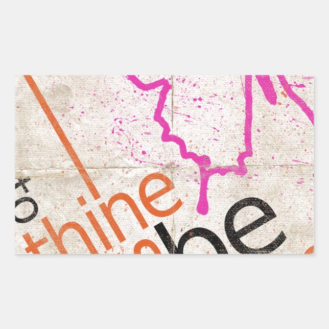 Motivational Poster Sticker (Front)