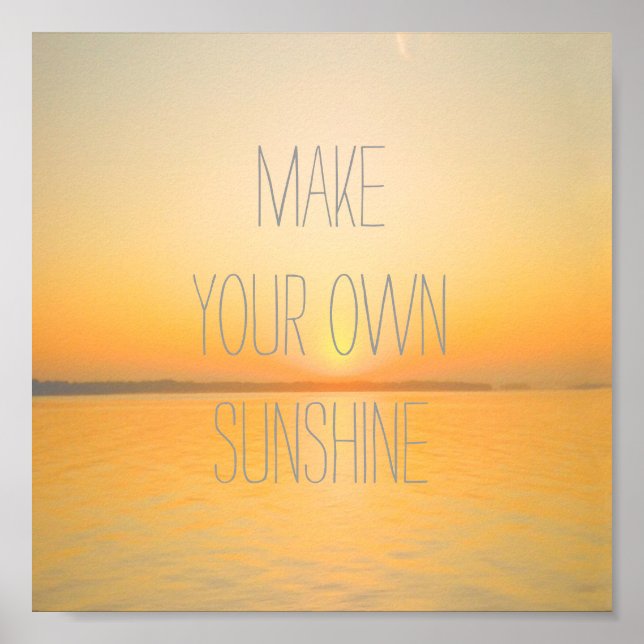 motivational poster text on sunrise nature photo (Front)
