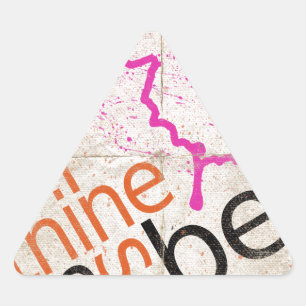 Motivational Poster Triangle Sticker