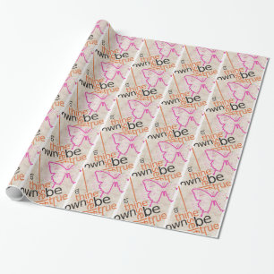Motivational Poster Wrapping Paper