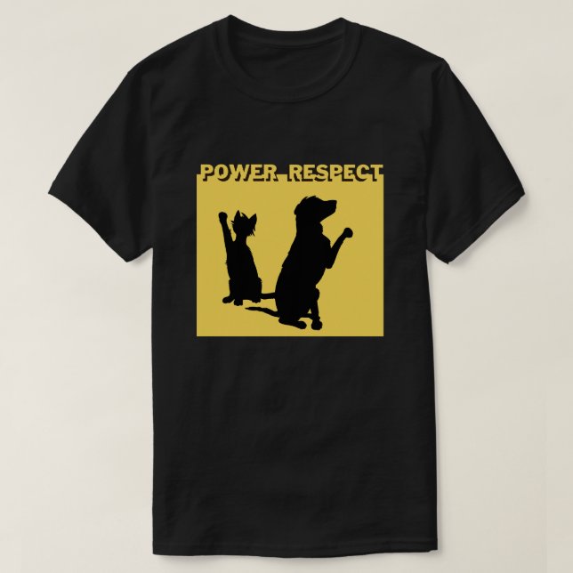 Motivational Pro Choice Cat and Dog Pet  T-Shirt (Design Front)