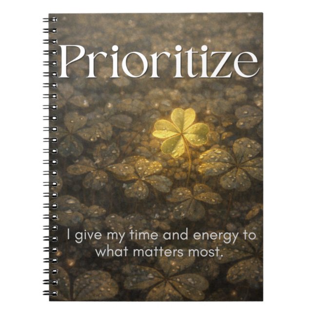 Motivational Productivity Notebook (Front)