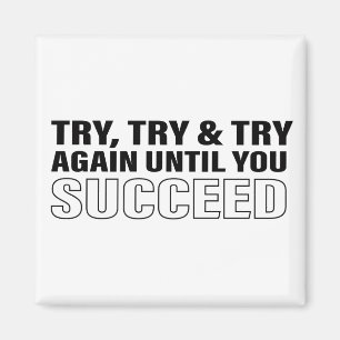 Motivational Quote Art Success Life Tips Quote Magnet