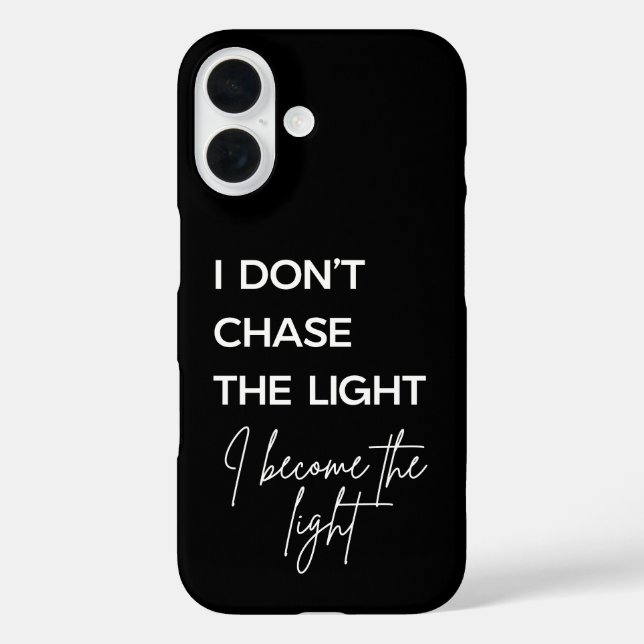 Motivational Quote Black Background Case-Mate iPhone Case (Back)