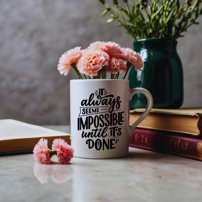 Motivational Quote Coffee Mug – Goal-Getter Gift (Creator Uploaded)