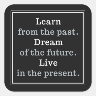 Motivational Quote custom colour stickers