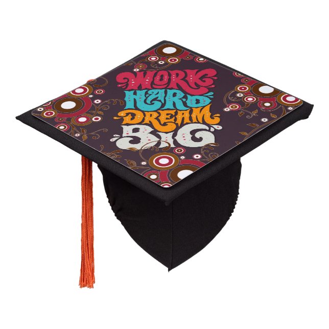 Motivational Quote Graduation Cap Topper (Angled)