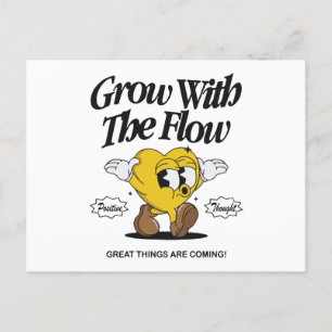 Motivational quote holiday postcard