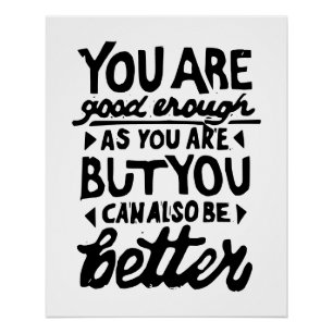 Motivational Quote Lino Print