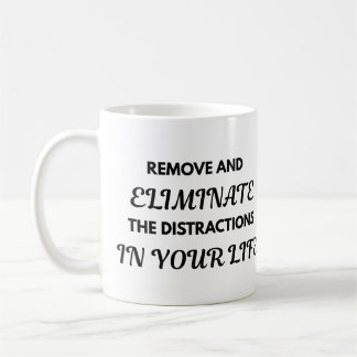 Motivational Quote Mug - Remove and Eliminate...