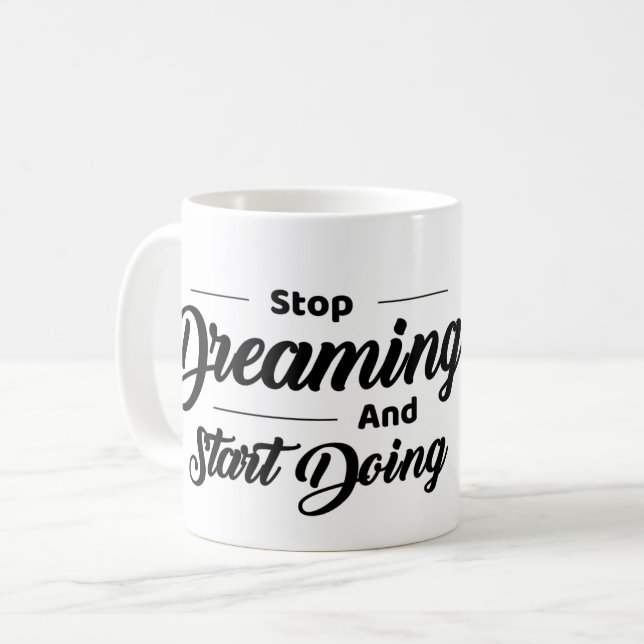  Motivational Quote Mug with Eagle (Devant gauche)