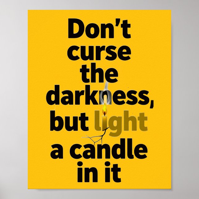 Motivational Quote Poster (Front)