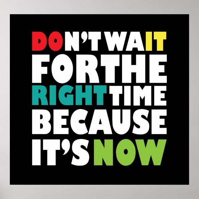 Motivational quote poster (Front)