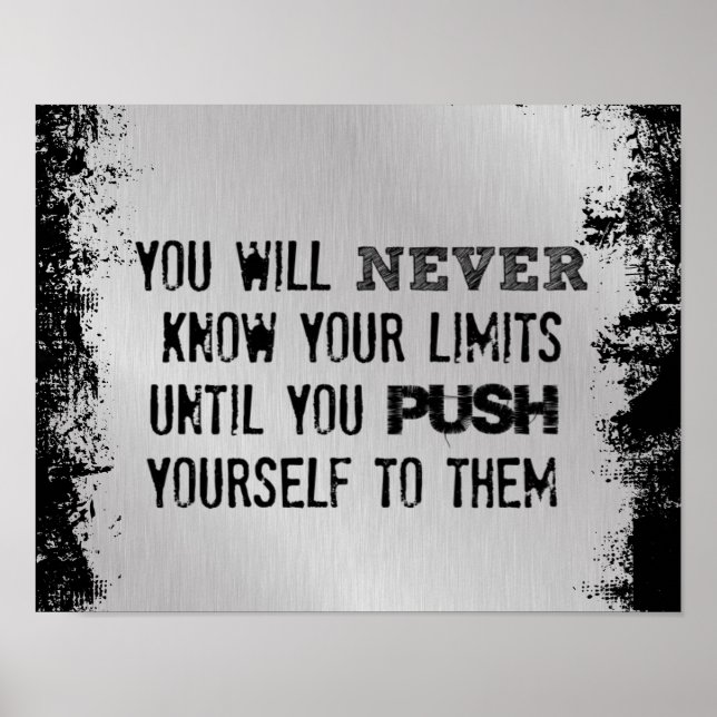 Motivational Quote Poster (Front)