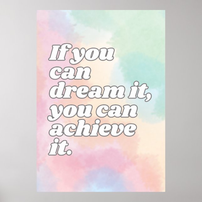 Motivational Quote Poster (Front)