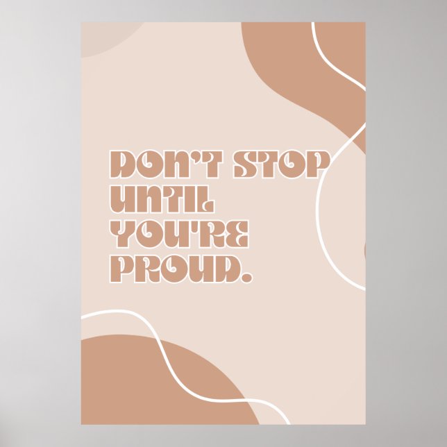 Motivational Quote Poster (Front)