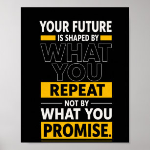 Motivational quote poster