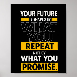 Motivational quote poster