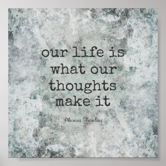 motivational quote poster on paint splatter design (Front)