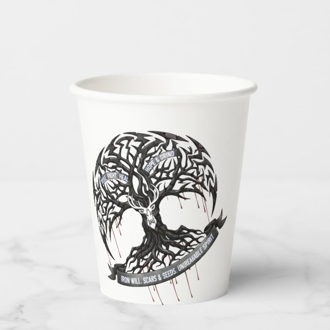 Motivational Quote Small Plastic Cup (Front)