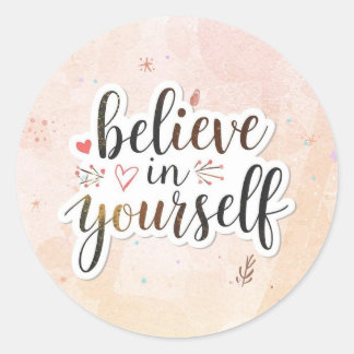 Motivational Quote Sticker - Customizable Die-Cut