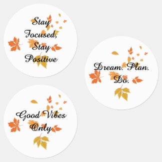 Motivational Quote Sticker | Labels