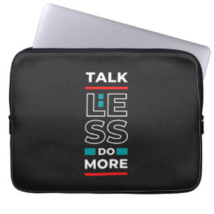 Motivational Quote Stylish and Positive Text Laptop Sleeve
