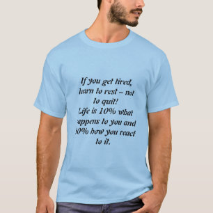 Motivational Quote T-Shirt Inspirational Tee
