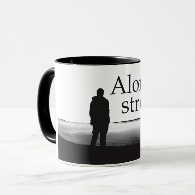 Motivational quotes about life positive slogan mug (Front Left)