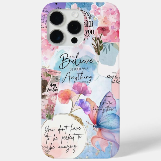 Motivational Quotes Case-Mate iPhone Case (Back)