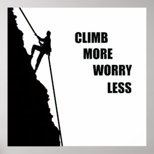 motivational quotes for climbers poster