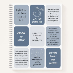 Motivational Quotes for Writers Personalized Notebook