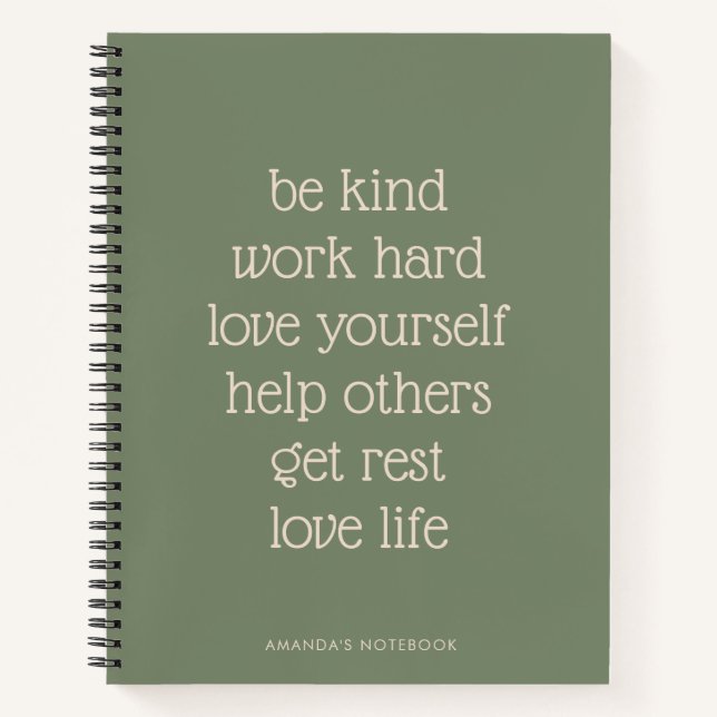 Motivational Quotes Positive Journalling Diary  No Notebook (Front)