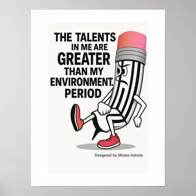 Motivational Quotes Poster. Poster (Front)