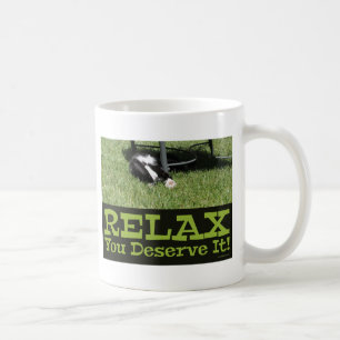 Motivational Relax Cat Me Time Fun Design Coffee Mug