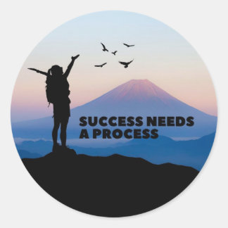 Motivational Round Stickers