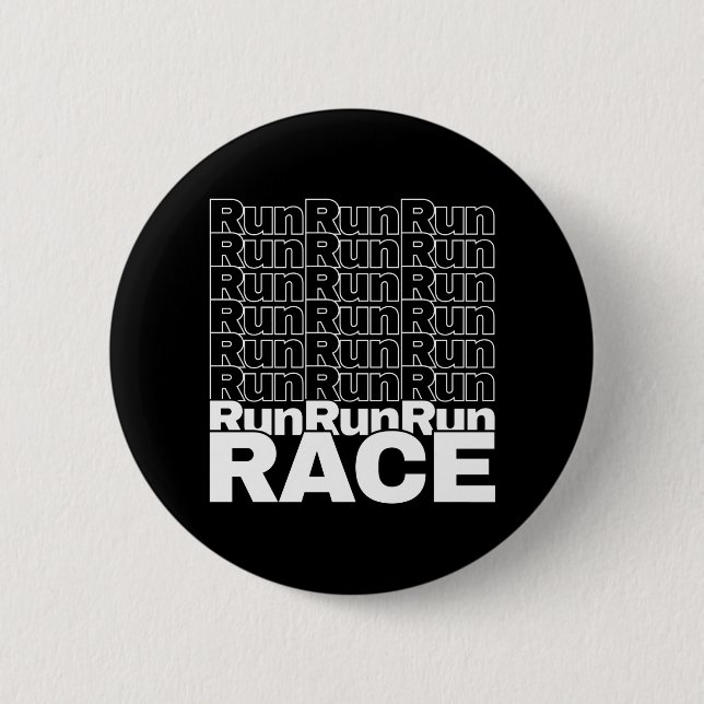 Motivational Runner In-Training Quote - Run Race 2 Inch Round Button (Front)