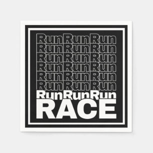 Motivational Runner In-Training Quote - Run Race Napkin