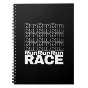 Motivational Runner In-Training Quote - Run Race Notebook