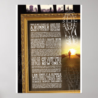 Motivational- Running, Life Poster
