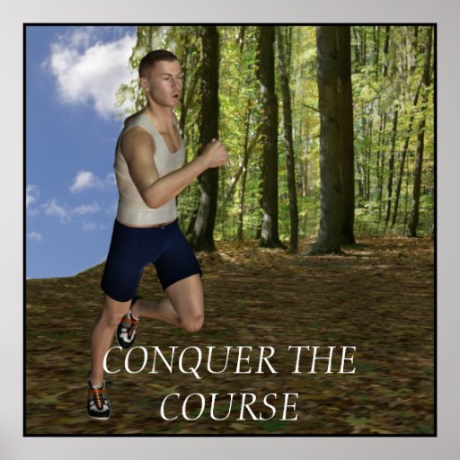 Motivational Running Poster  Zazzle.ca