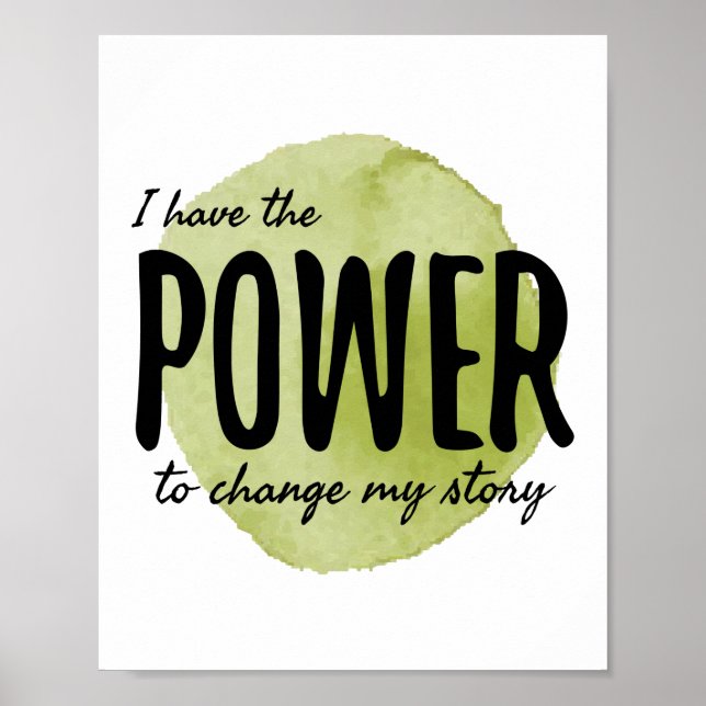 motivational sayings for work and success poster (Front)