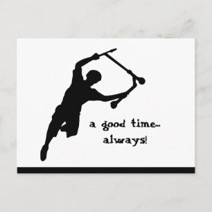 Motivational Scooter Quote Good Time Always Postcard