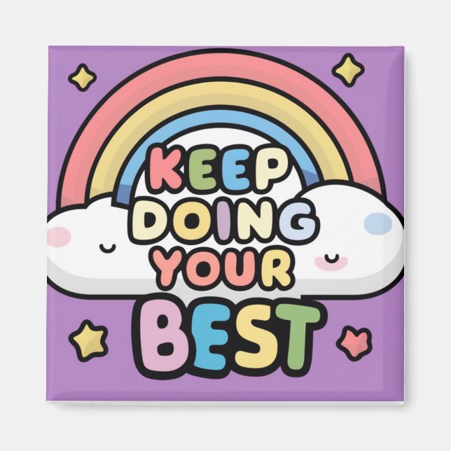 Motivational sentence magnet (Front)