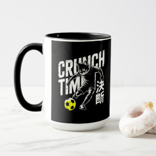 Motivational Soccer Cat Gift for Teammates & Coach Mug
