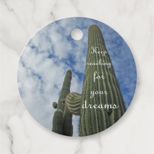 Motivational Southwest Saguaro Cactus Inspiration Favour Tags
