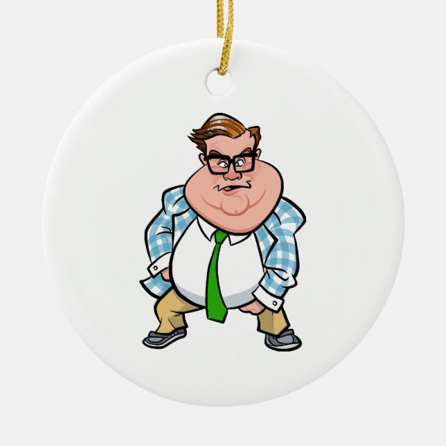 Motivational Speaker Ceramic Ornament (Front)